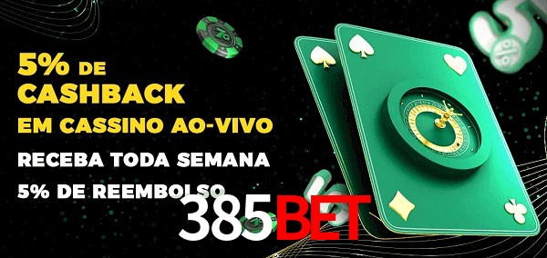 Promoções do cassino ao Vivo 385bet